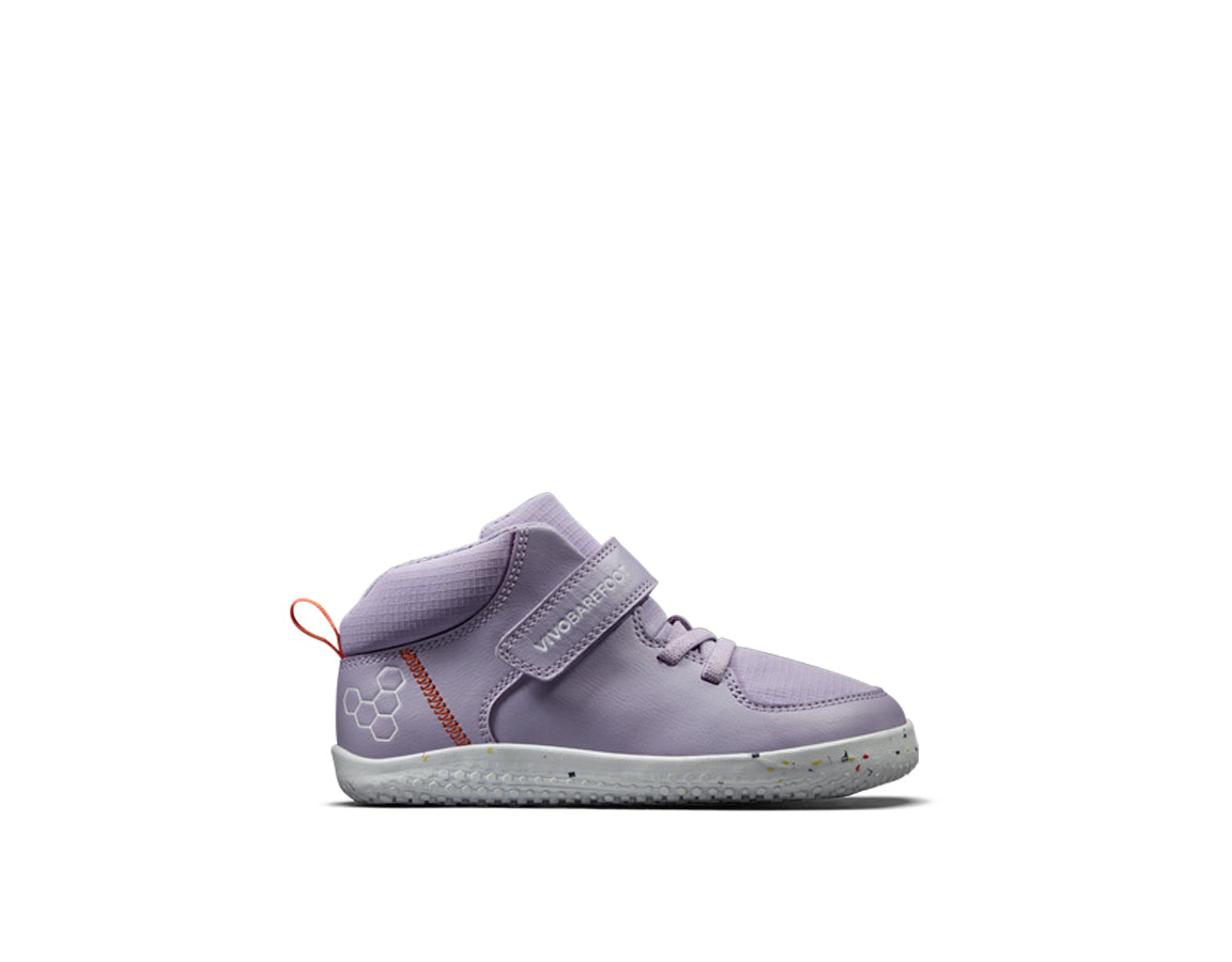 Vivobarefoot Primus Ludo Hi Preschool – Lilac