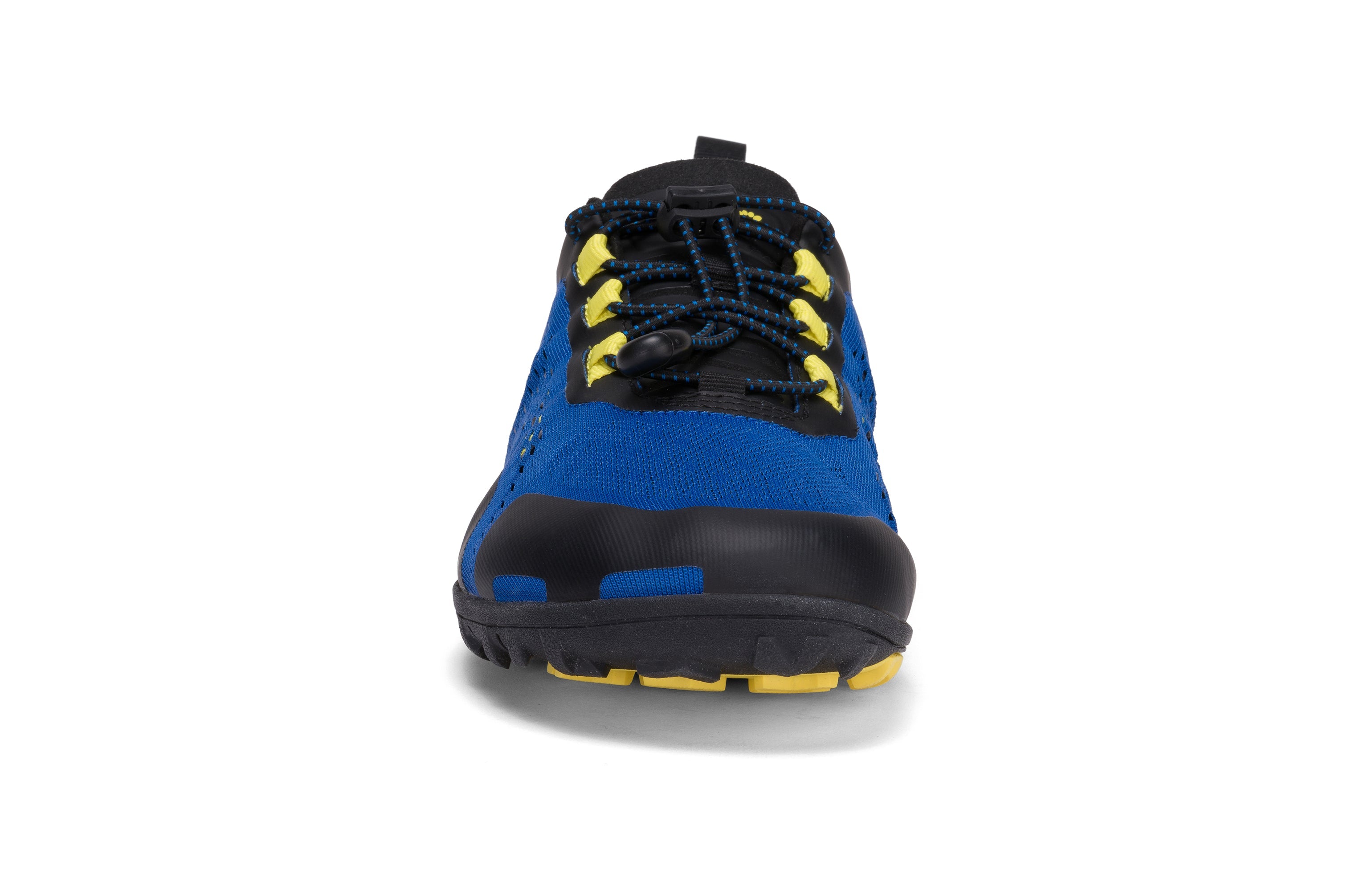 Xero Shoes Aqua X Sport barfods vand træningssko til mænd i farven blue / yellow, forfra