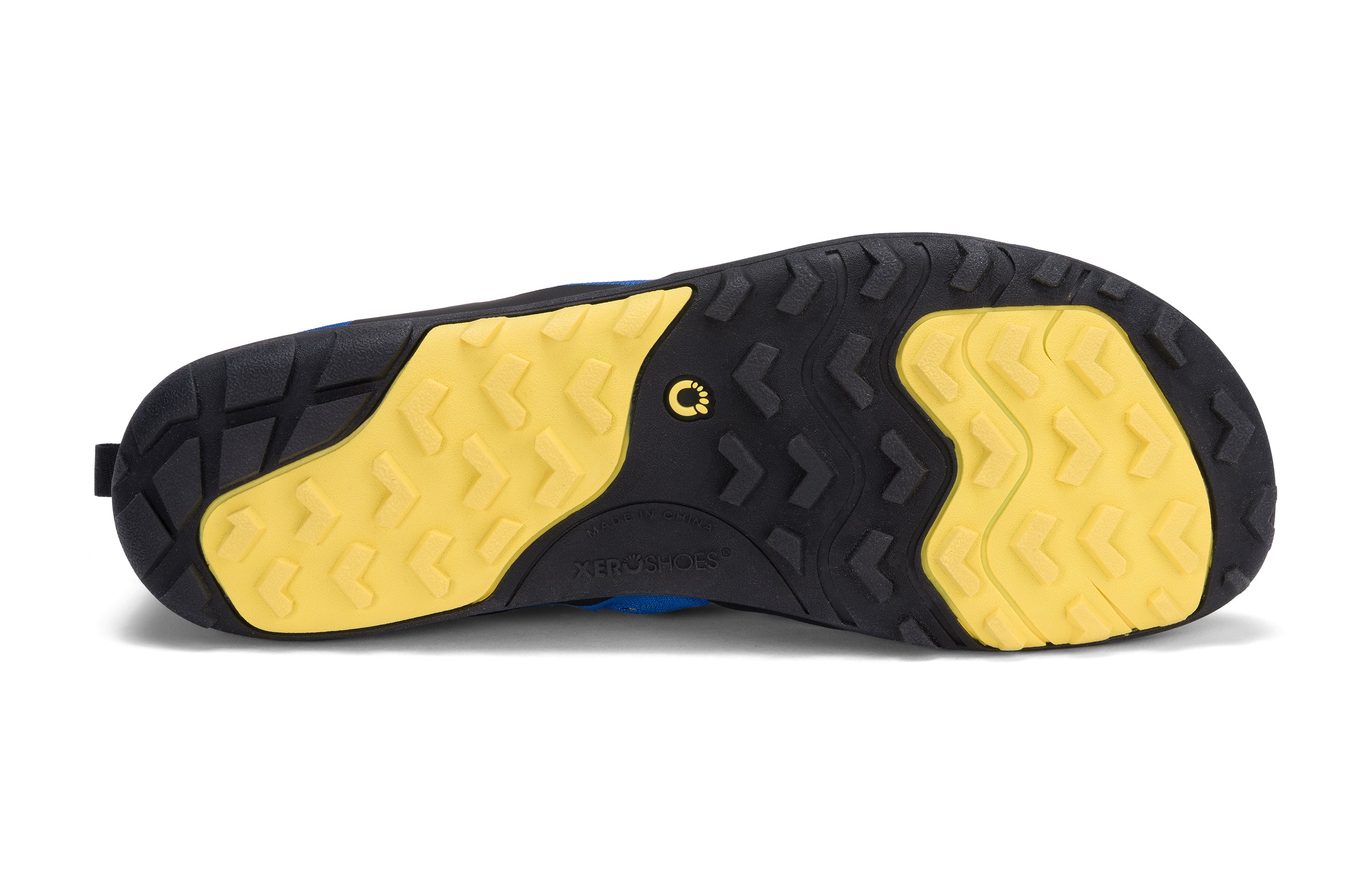 Xero Shoes Aqua X Sport barfods vand træningssko til mænd i farven blue / yellow, saal