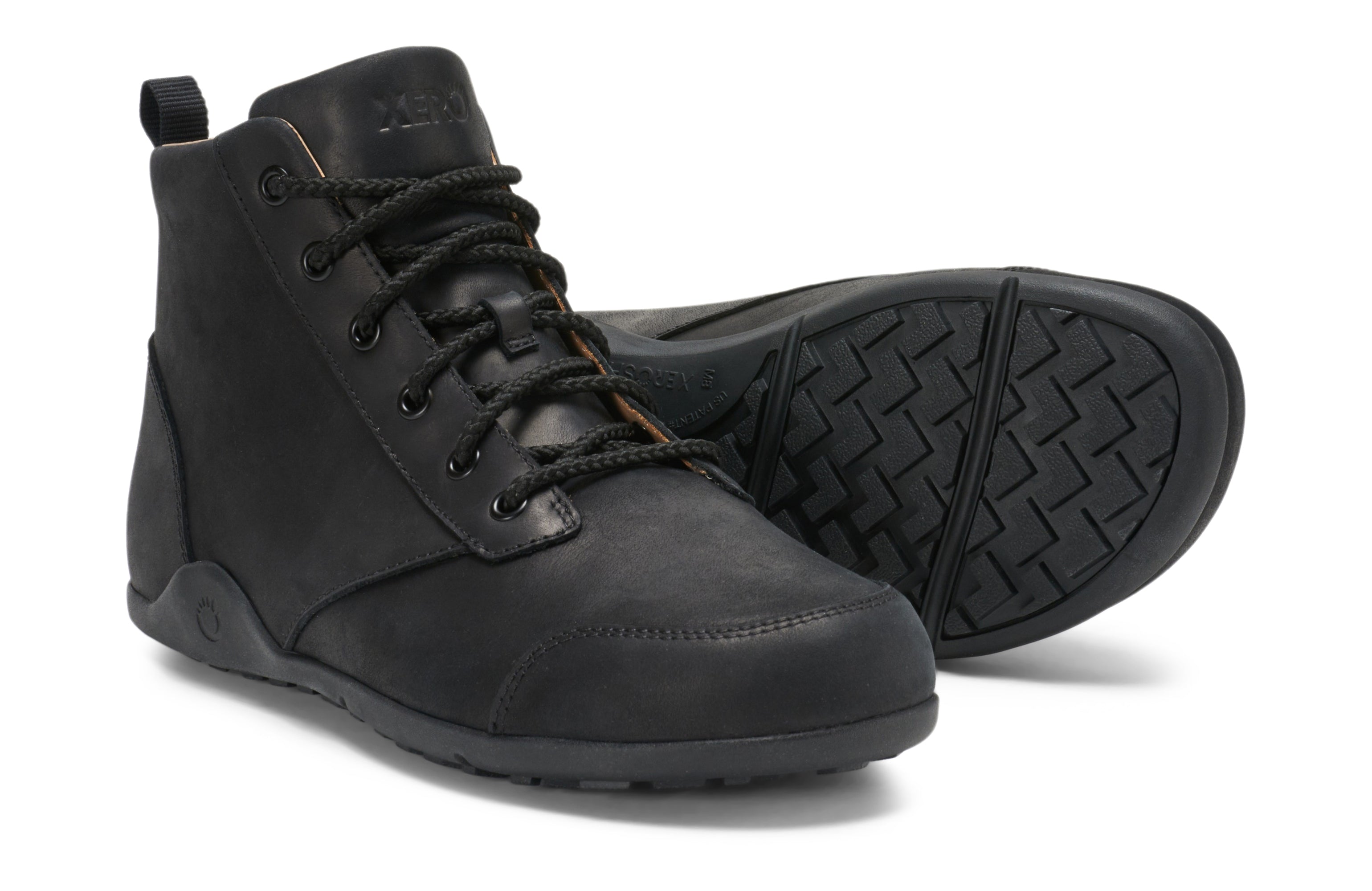 Xero Shoes Denver Leather Lined Men – Black