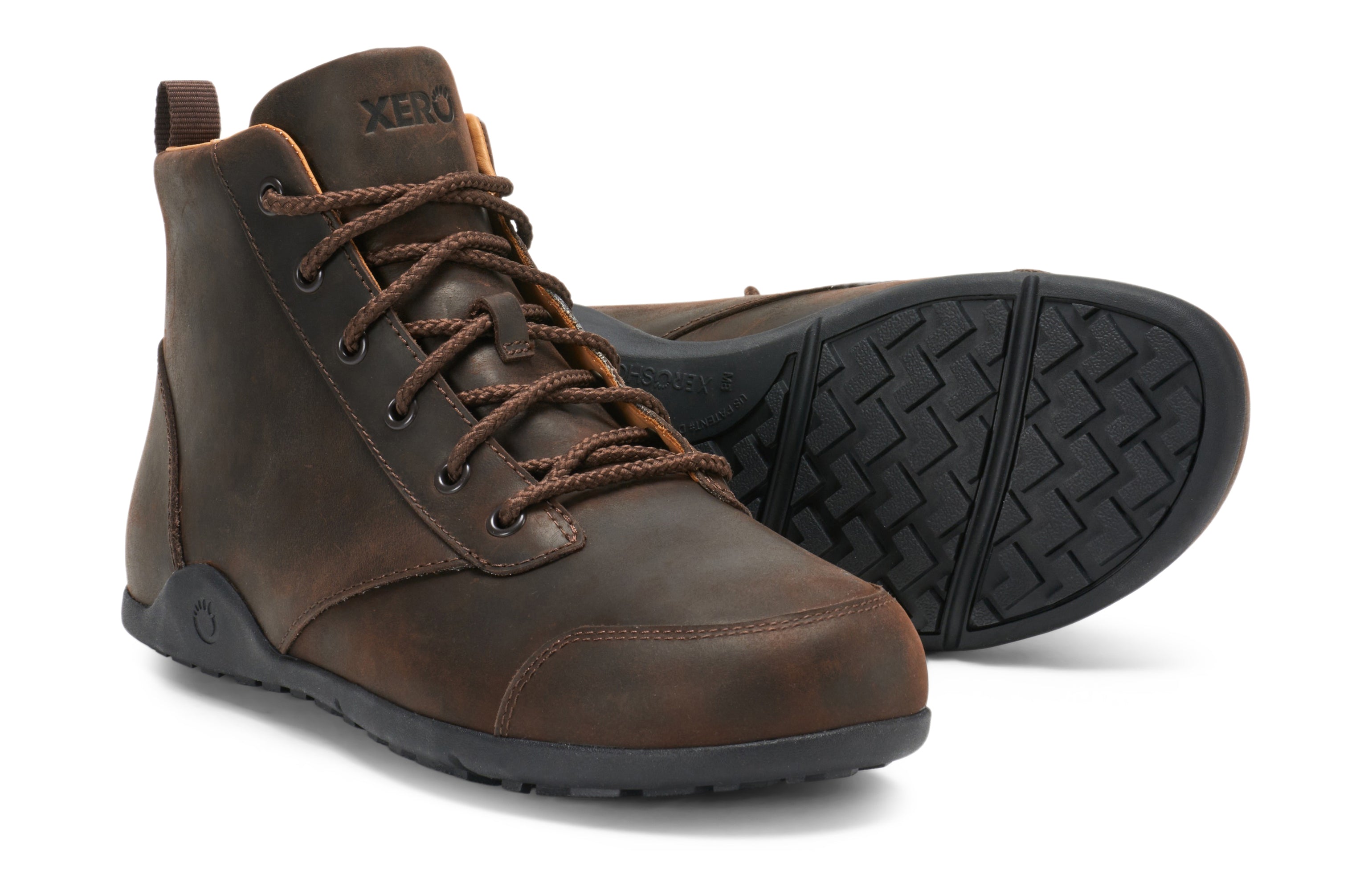 Xero Shoes Denver Leather Lined Men – Brown