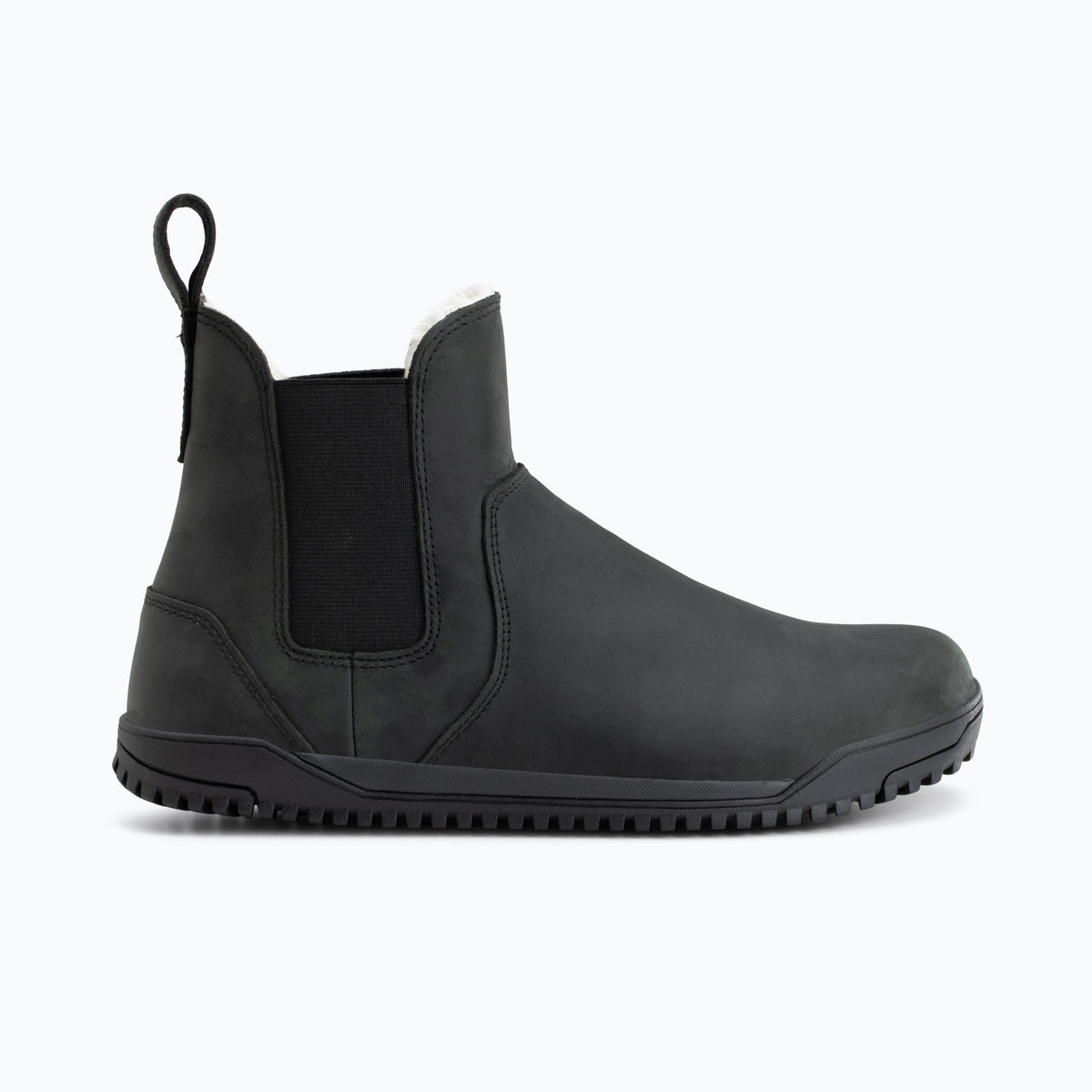 Xero Shoes Ridgeway sort foret barfodsstøvle set fra ydersiden