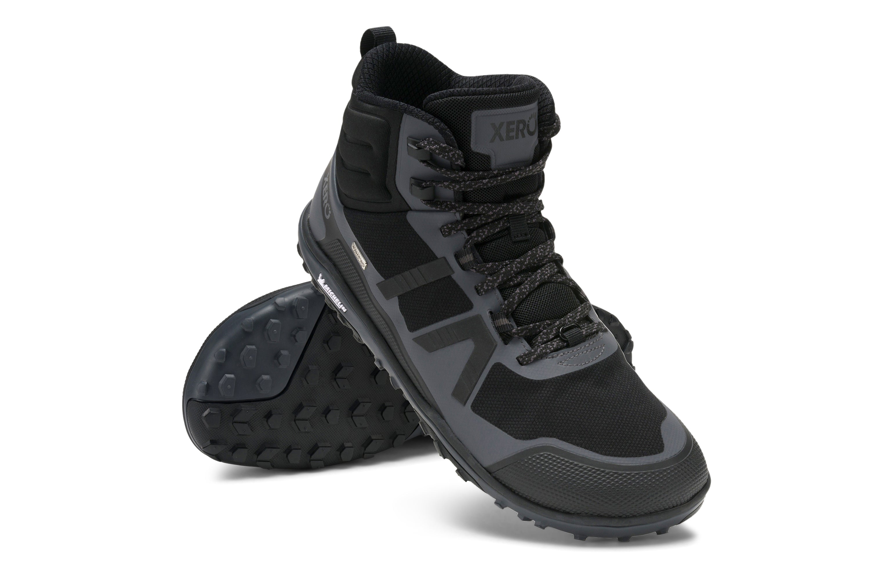 Xero Shoes Scrambler Mid II WP Mens – Black / Asphalt