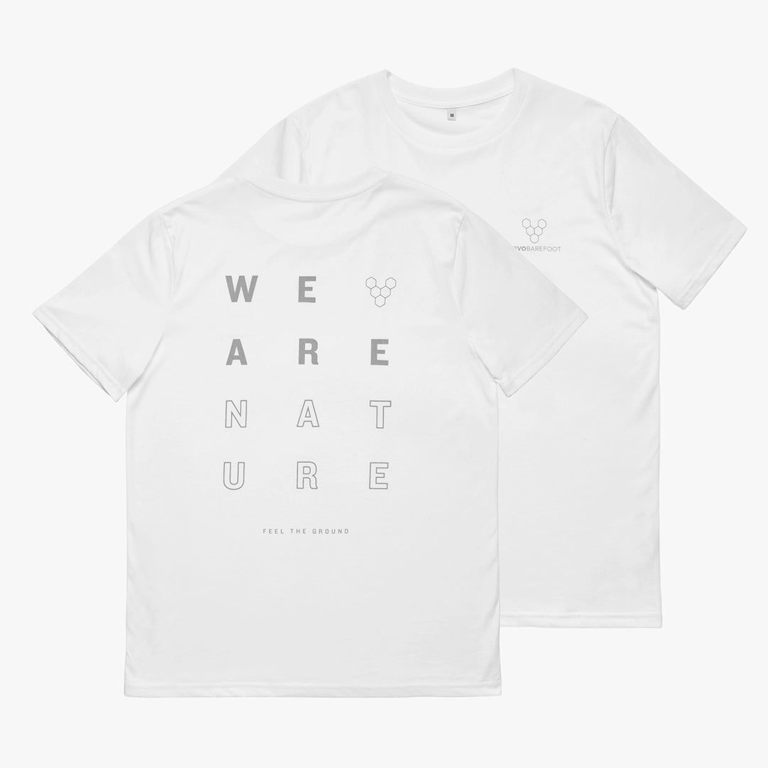 Vivobarefoot We Are Nature T-Shirt Unisex – White