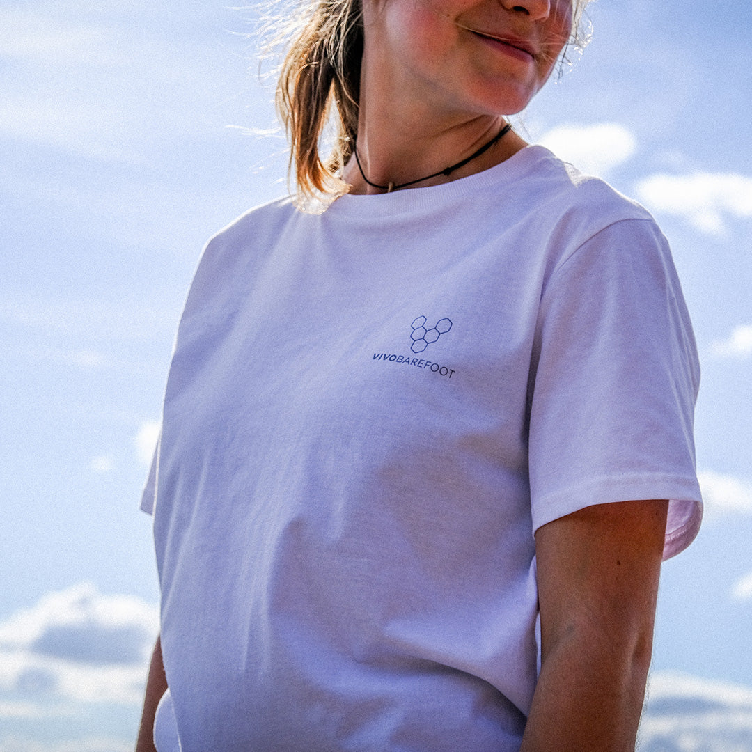 Vivobarefoot We Are Nature T-Shirt Unisex – White