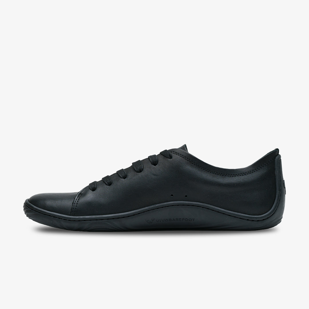 Vivobarefoot Addis Womens barfods sneakers til kvinder i farven triple black, inderside