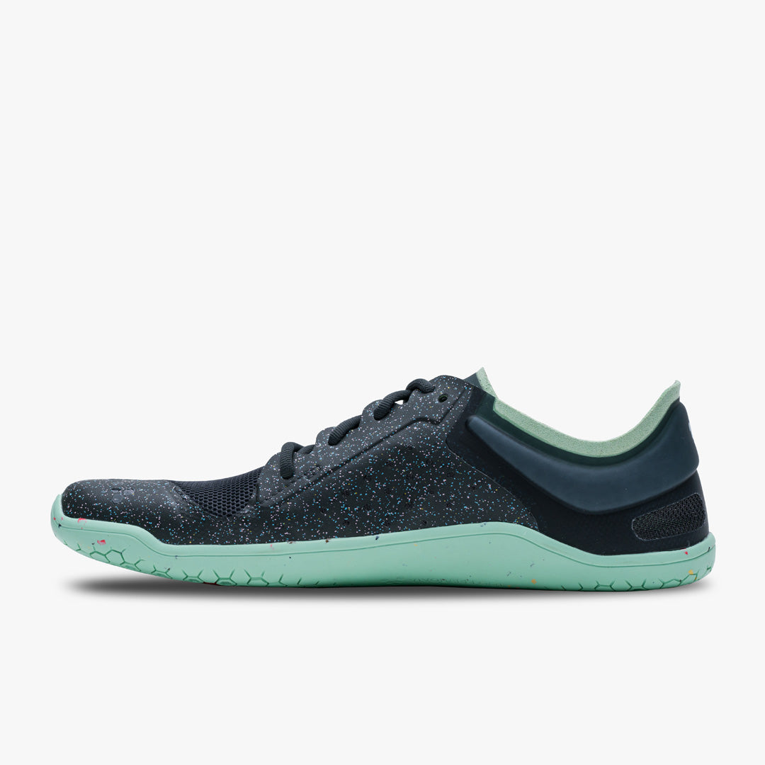 Vivobarefoot Primus Lite III Recycled Womens barfods træningssko til kvinder i farven charcoal, inderside