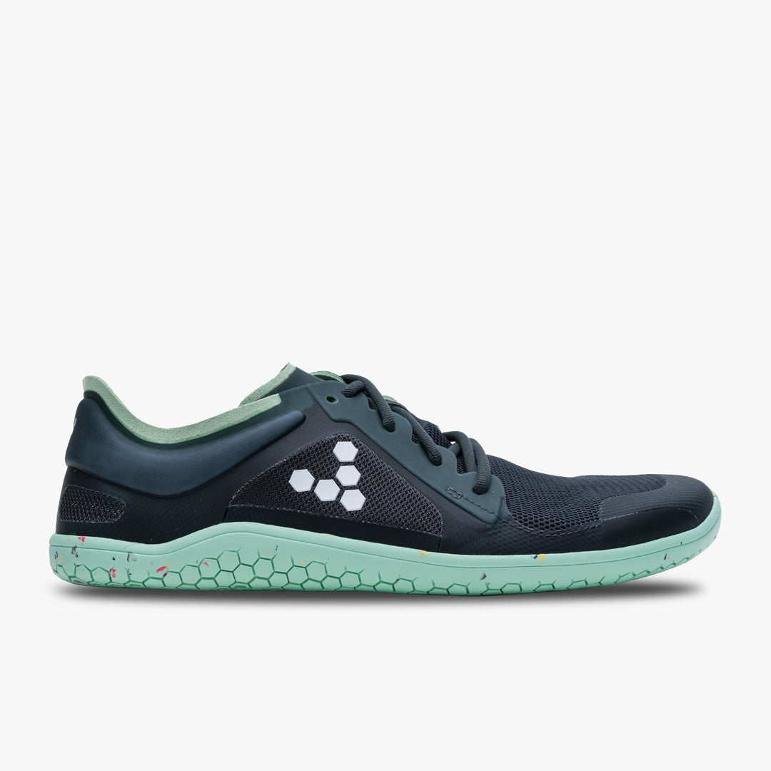 Vivobarefoot Primus Lite III Recycled Womens barfods træningssko til kvinder i farven charcoal, yderside