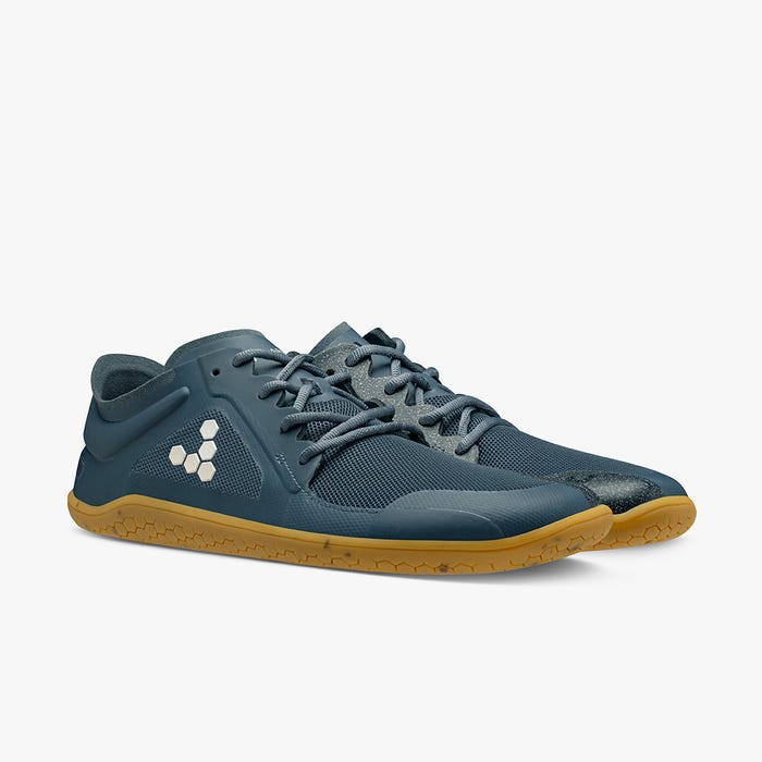 Vivobarefoot Primus Lite III Recycled Womens barfods træningssko til kvinder i farven deep sea blue, par