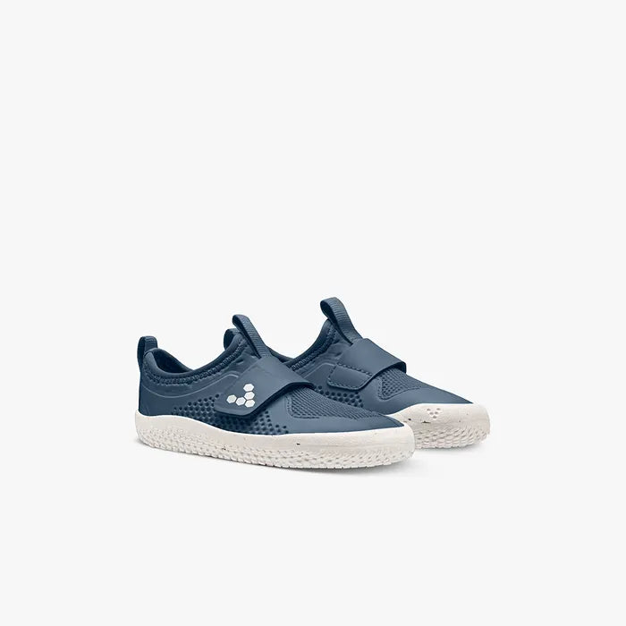 Vivobarefoot Primus Sport II Toddler barfods sneakers til tumling i farven indigo, par