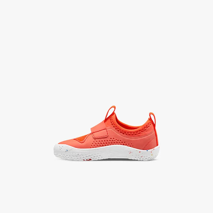 Vivobarefoot Primus Sport II Toddler barfods sneakers til tumling i farven molten lava, inderside