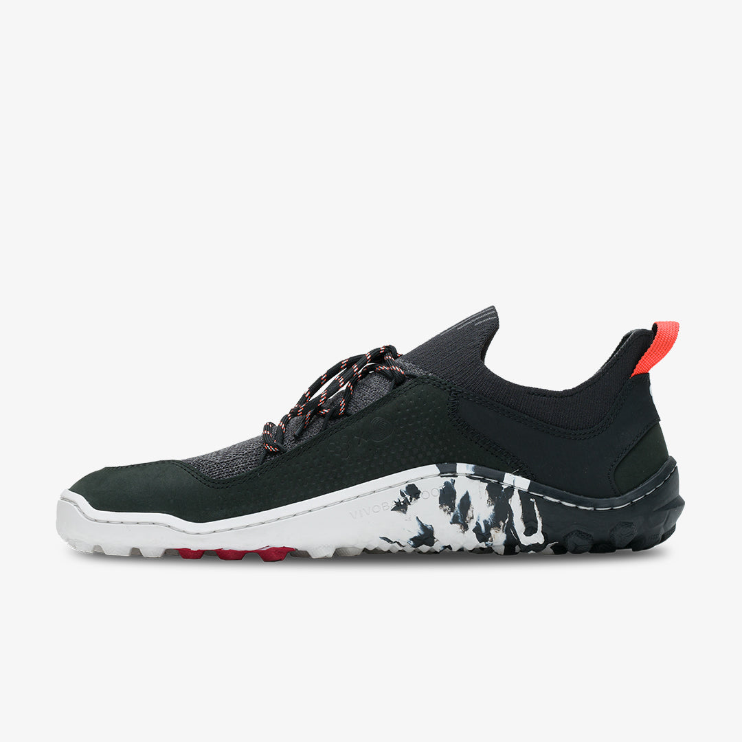 Vivobarefoot Tracker Decon Low FG2 Womens barfods outdoorsko til kvinder i farven obsidian, inderside