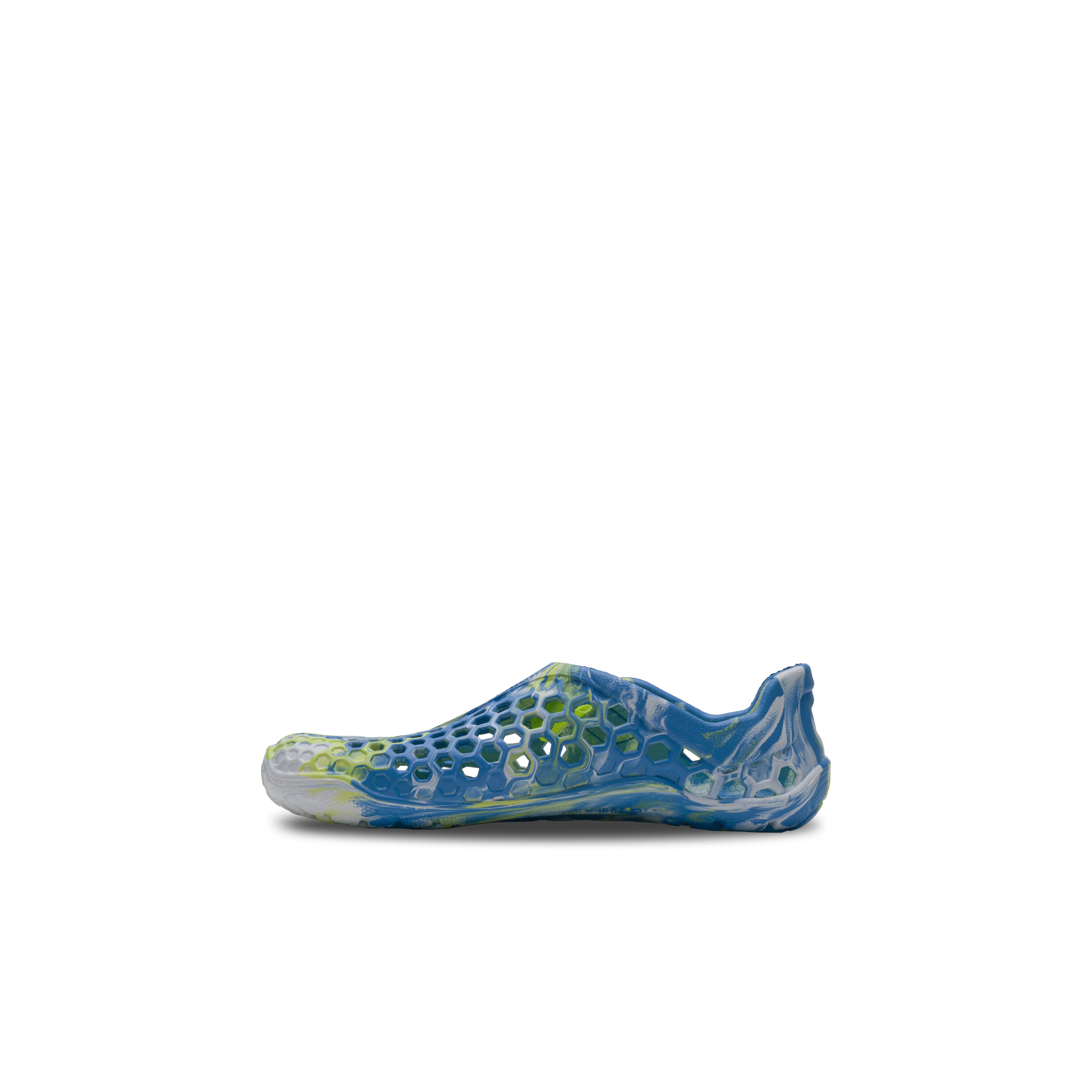 Vivobarefoot Ultra Bloom Preschool barfods vandsko til tumlinge i farven blue aqua, inderside