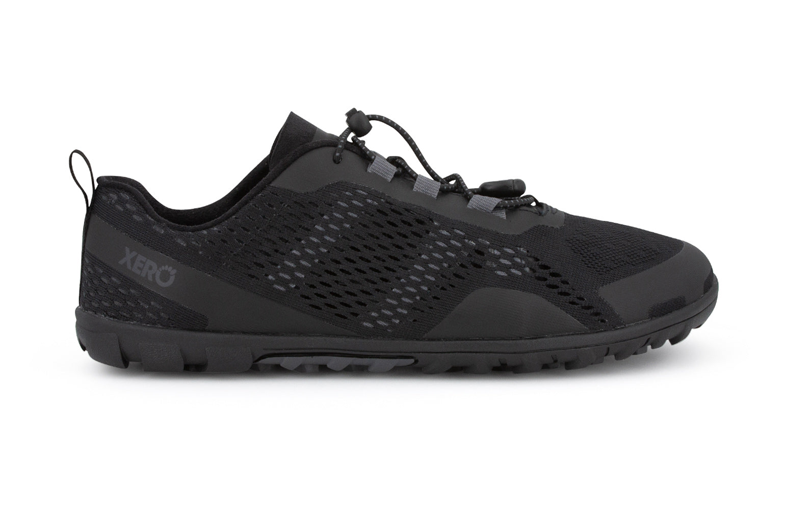 Xero Shoes Aqua X Sport barfods vand træningssko til mænd i farven black, yderside
