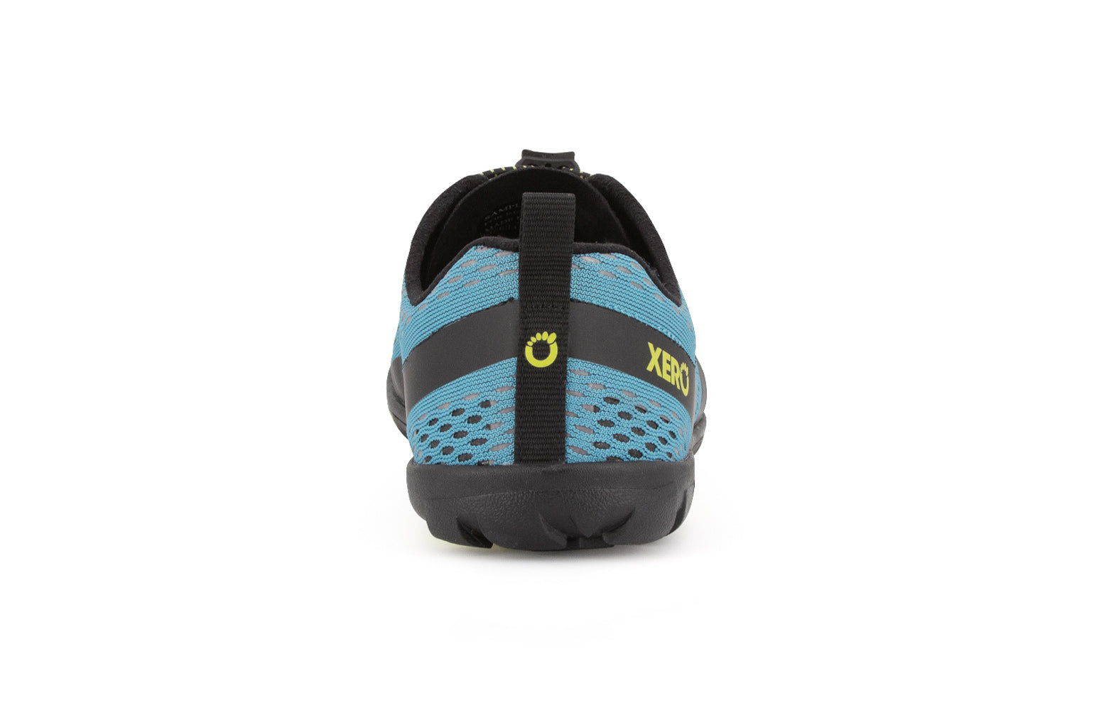 Xero Shoes Aqua X Sport barfods vand træningssko til mænd i farven surf, bagfra