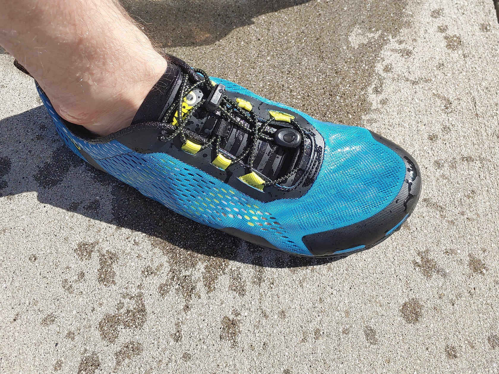 Xero Shoes Aqua X Sport barfods vand træningssko til mænd i farven surf, lifestyle