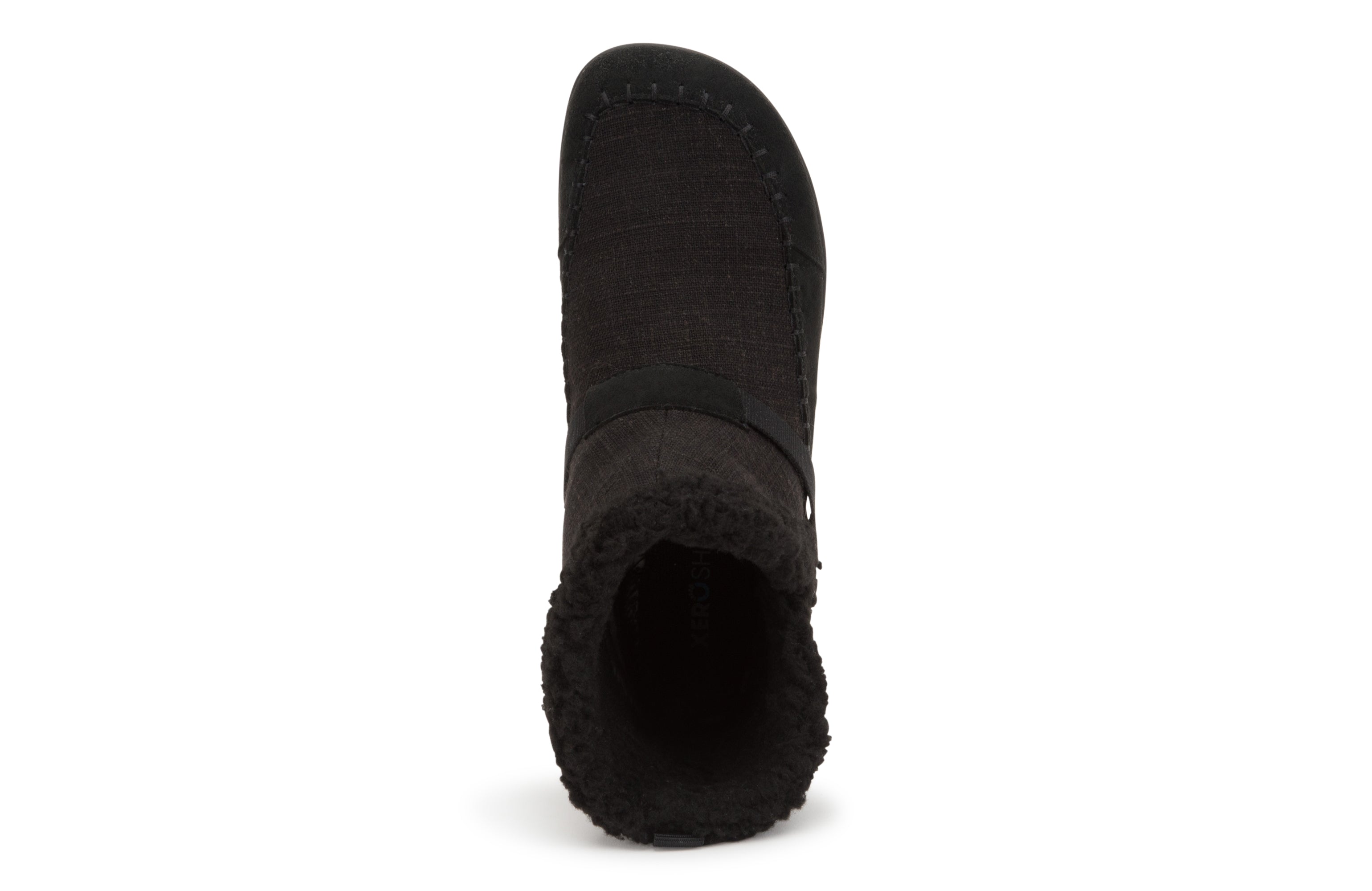 Xero Shoes Ashland barfods kanvas støvler til kvinder i farven black, top