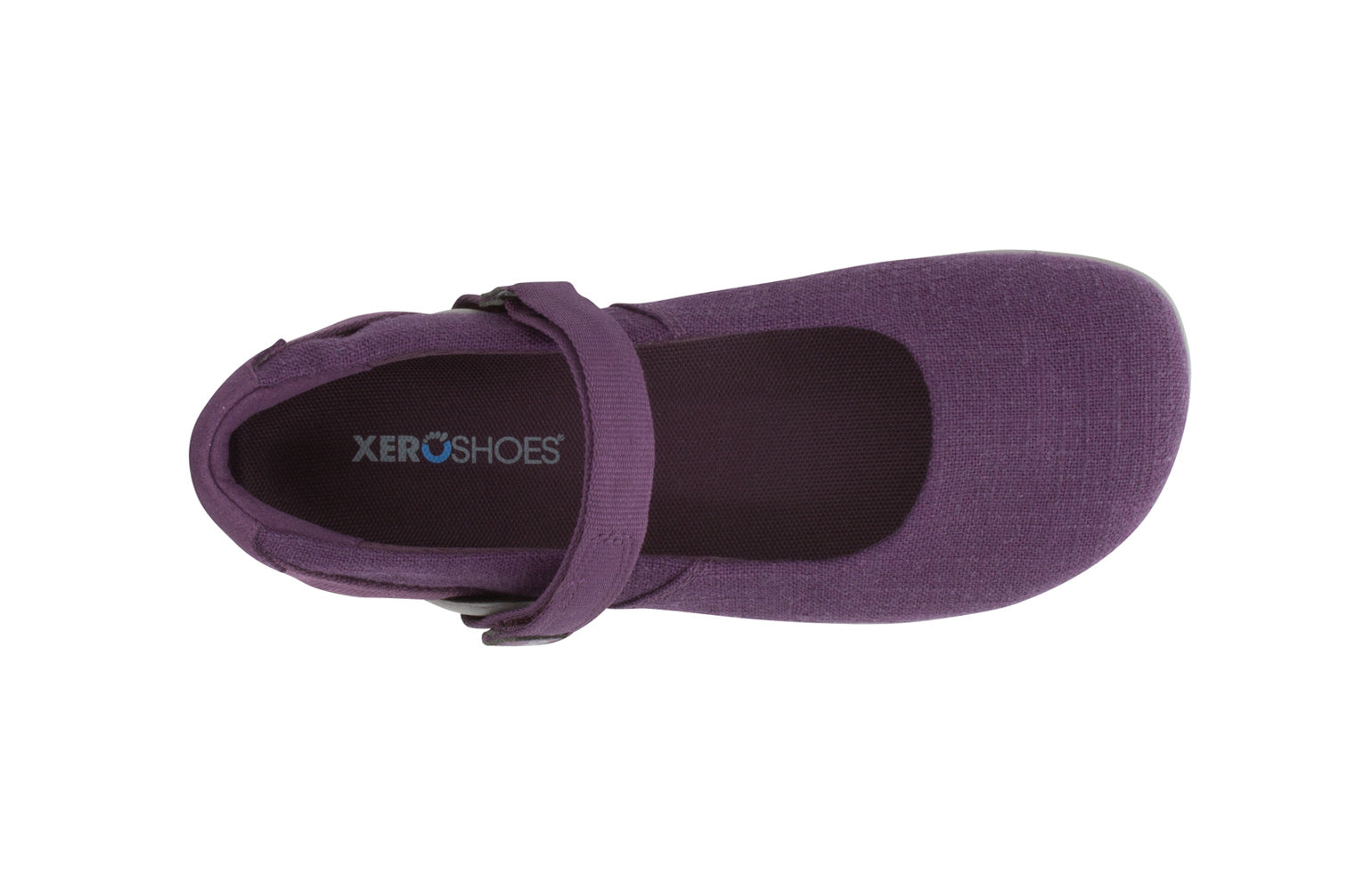 Xero Shoes Cassie Womens barfods ballerinaer til kvinder i farven blackberry, top