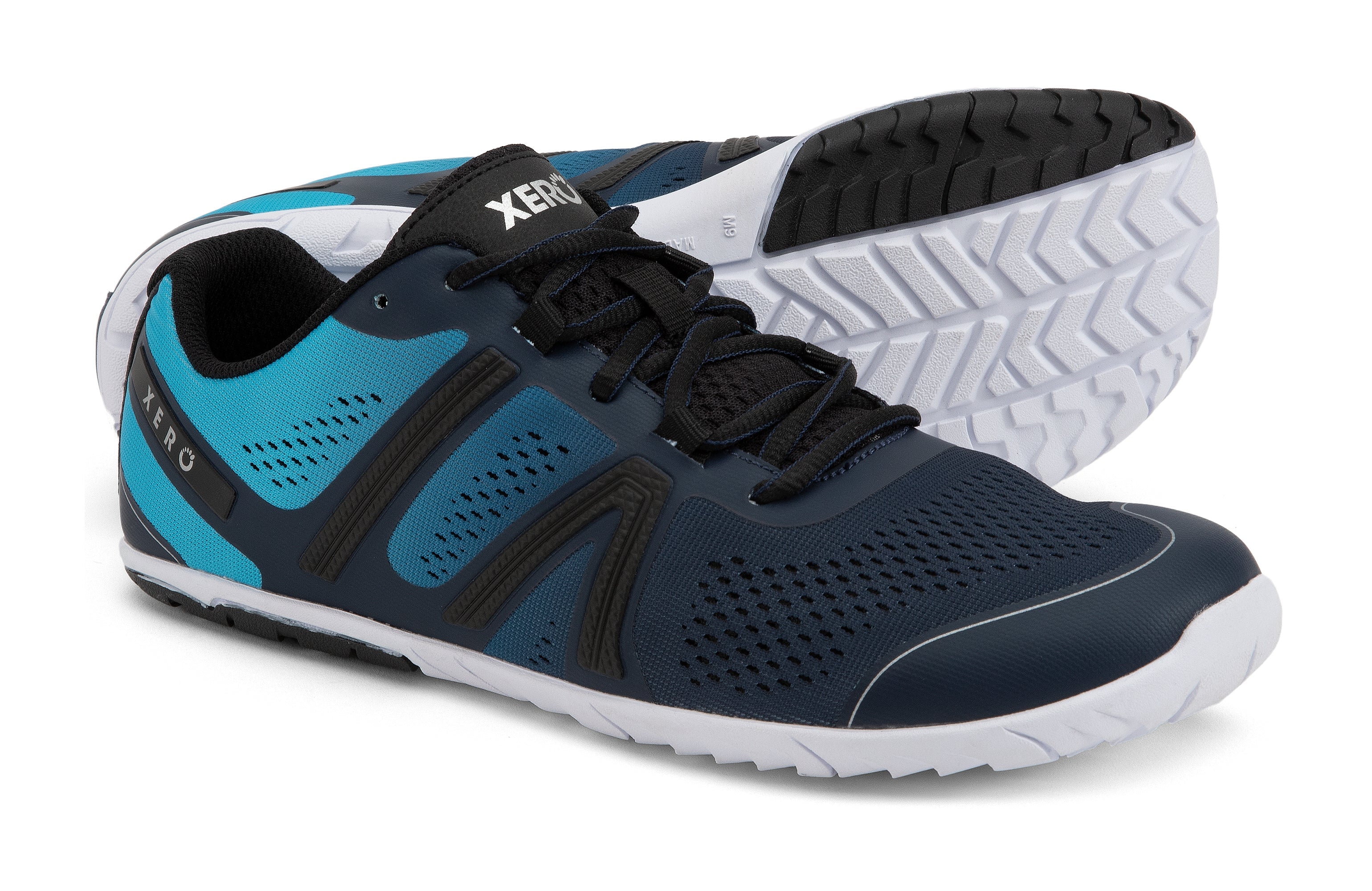 Xero Shoes HFS Mens barfods træningssko til mænd i farven navy/scuba blue, par