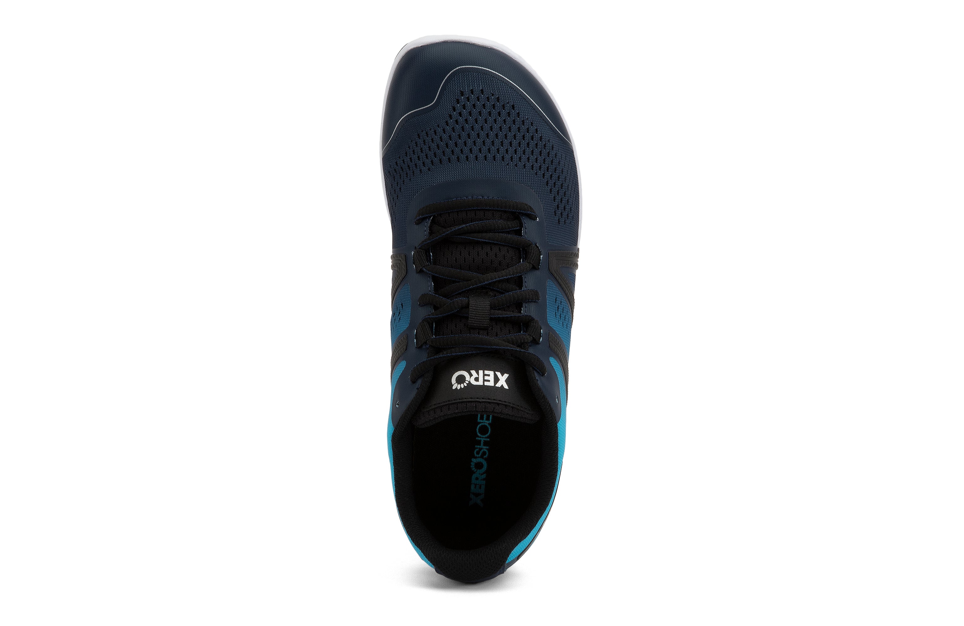 Xero Shoes HFS Mens barfods træningssko til mænd i farven navy/scuba blue, top