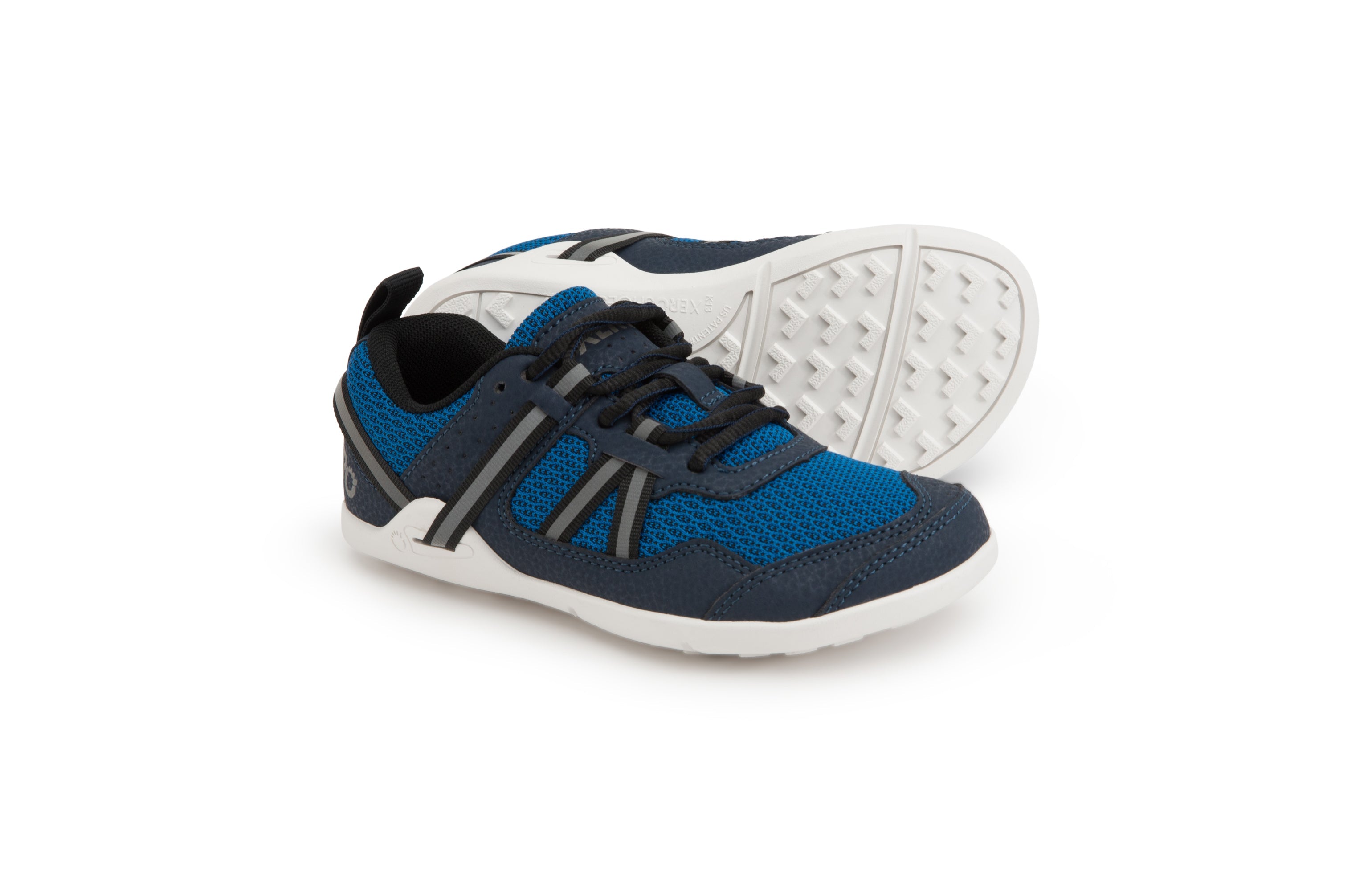 Xero Shoes Prio Kids barfods træningssko/sneakers til børn i farven mykonos blue, par
